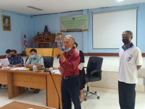ประชุมจัดตั้งโรงเรียนผู้สูงอายุตำบลเขวาไร่