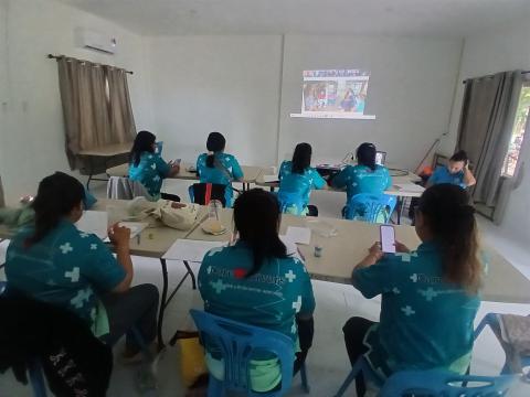 ประชุมเชิงปฏิบัติการผู้ช่วยเหลือดูแลผู้ที่มีภาวะพึ่งพิงในชุมชนCG