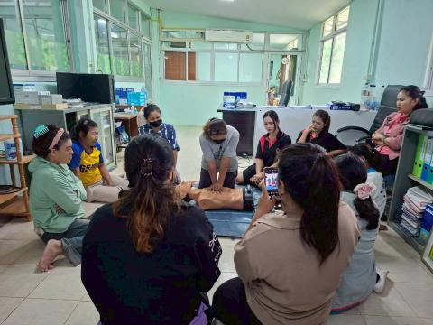 ประชุมเชิงปฏิบัติการผู้ช่วยเหลือดูแลผู้ที่มีภาวะพึ่งพิงในชุมชนCG