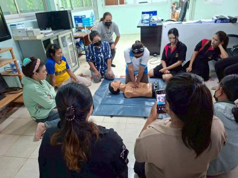 ประชุมเชิงปฏิบัติการผู้ช่วยเหลือดูแลผู้ที่มีภาวะพึ่งพิงในชุมชนCG