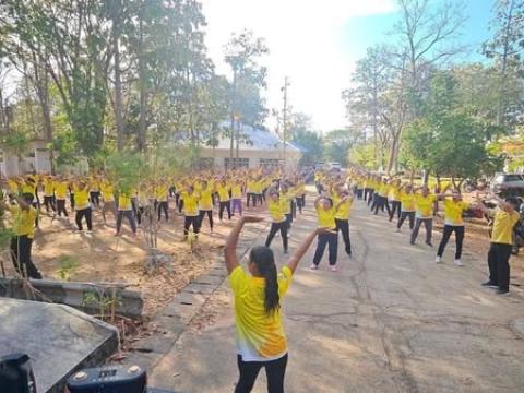 โครงการยกระดับอำเภอนาเชือกสุขภาพดีด้วย 3 อ 4 ส