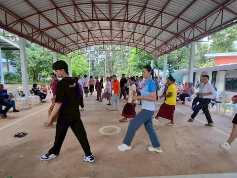 กิจกรรมที่ 5 ขยับกายสบายชีวี ด้วยการเต้นบาสโลป