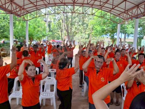 กิจกรรมที่ 6 การออกกำลังกายในผู้สูงอายุโดยการเต้นแอร์โรบิคแดนซ์