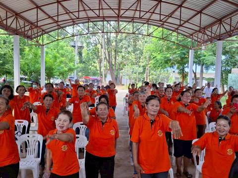 กิจกรรมที่ 6 การออกกำลังกายในผู้สูงอายุโดยการเต้นแอร์โรบิคแดนซ์