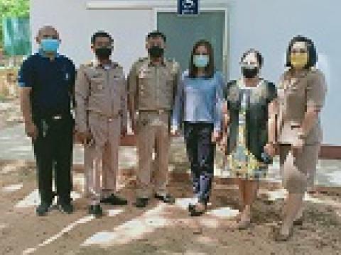 พมจ.มหาสารคาม ตรวจเยี่ยมการจัดตั้งศูนย์บริการคนพิการ อบต.เขวาไร่