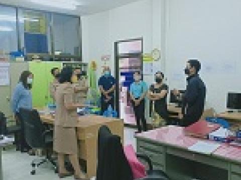 พมจ.มหาสารคาม ตรวจเยี่ยมการจัดตั้งศูนย์บริการคนพิการ อบต.เขวาไร่
