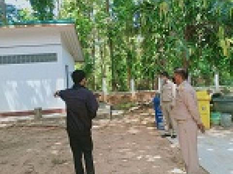 พมจ.มหาสารคาม ตรวจเยี่ยมการจัดตั้งศูนย์บริการคนพิการ อบต.เขวาไร่