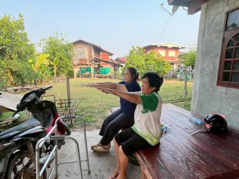 ออกเยี่ยมบ้านผู้มีภาวะพึ่งพิง