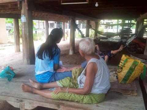 ออกเยี่ยมบ้านผู้มีภาวะพึ่งพิง
