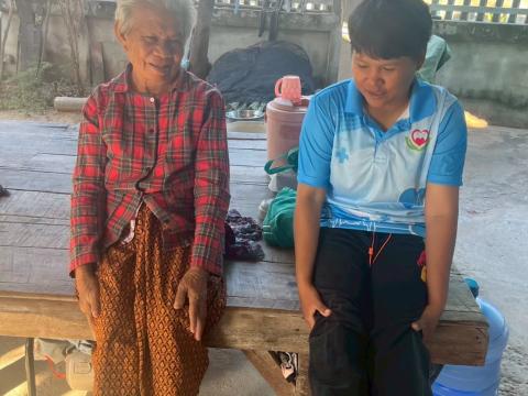 ออกเยี่ยมบ้านผู้มีภาวะพึ่งพิง