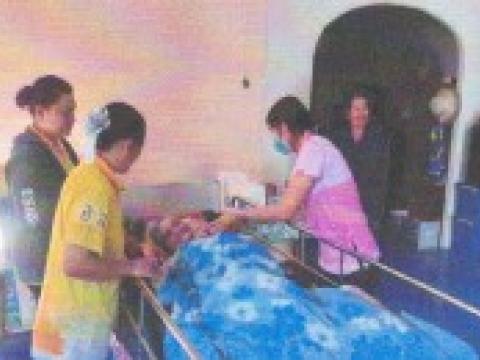 ลงพื้นที่เยี่ยมบ้านคนพิการวาระสุดท้ายของชีวิต