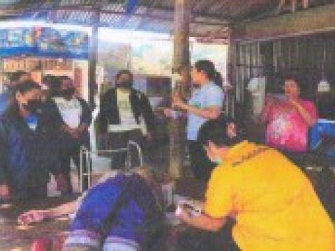 ลงพื้นที่เยี่ยมบ้านคนพิการวาระสุดท้ายของชีวิต