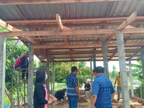 เยาวชนจิตอาสา ลงพื้นที่สร้างบ้านผู้สูงอายุ หมู่ที่5