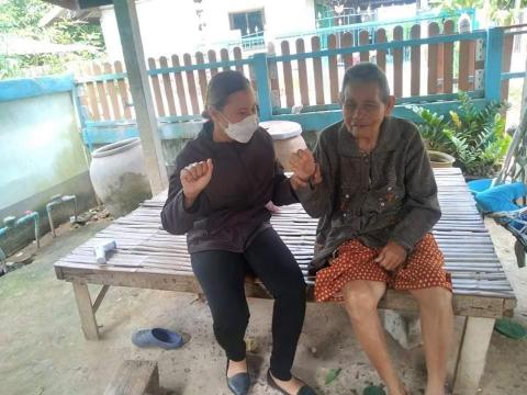 อาสาสมัครบริบาลท้องถิ่น ลงพื้นที่เยี่ยม ผู้ป่วยที่มีภาวะพึ่งพิง