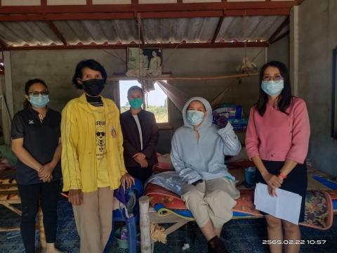 อาสาสมัครบริบาลท้องถิ่น ลงพื้นที่เยี่ยม ผู้ป่วยที่มีภาวะพึ่งพิง