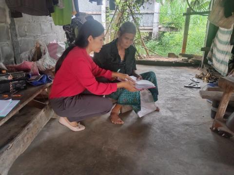 อาสาสมัครบริบาลท้องถิ่นลงพื้นที่เยี่ยมบ้านผู้สูงอายุ