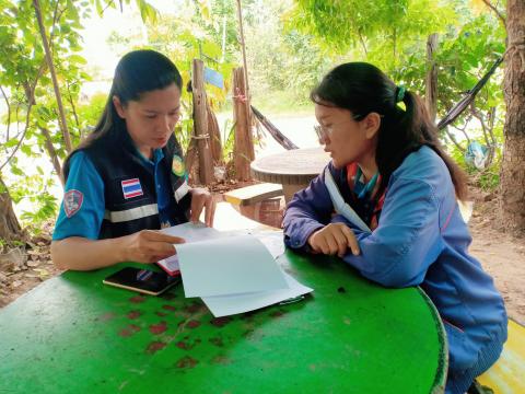 ศูนย์ช่วยเหลือสังคมลงพื้นที่จัดเก็บข้อมูลซ่อมแซมบ้านคนพิการ