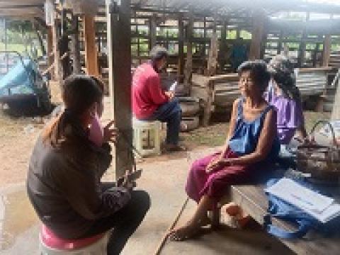 อาสาสมัครบริบาลท้องถิ่นออกเยี่ยมผู้ป่วยที่มีภาวะพึ่งพิง