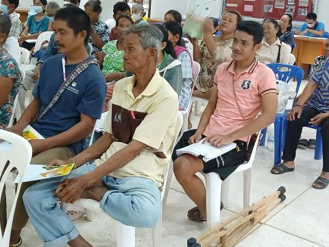 โครงการอบรมให้ความรู้การเข้าถึงสิทธิคนพิการฯ