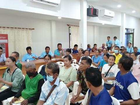 โครงการอบรมให้ความรู้การเข้าถึงสิทธิคนพิการฯ