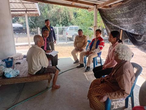 เยี่ยมบ้านโครงการสนับสนุนครอบครัวอุปถัมภ์ผู้สูงอายุ