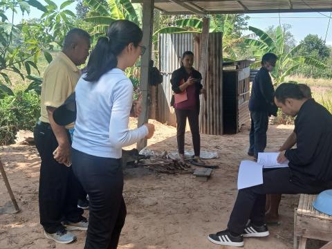 ลงพื้นที่สอบข้อเท็จจริงการปรับปรุงซ่อมแซมบ้านผู้สูงอายุ
